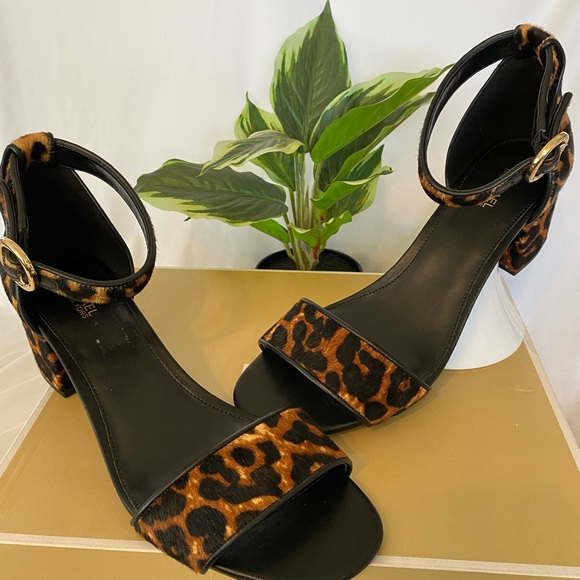 MICHAEL Michael Kors Shoes - MICHAEL Michael Kors Women's Lena Block Heel Sandals - Brown 9M